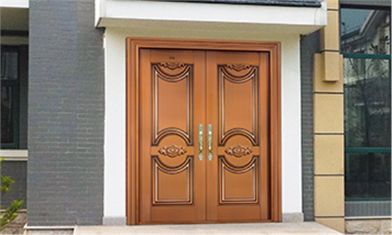 双开铜门定制_双开铜门系列_别墅铜门定制