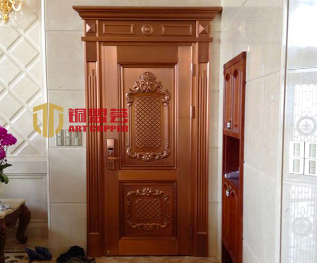 铜门安装案例_铜盟荟